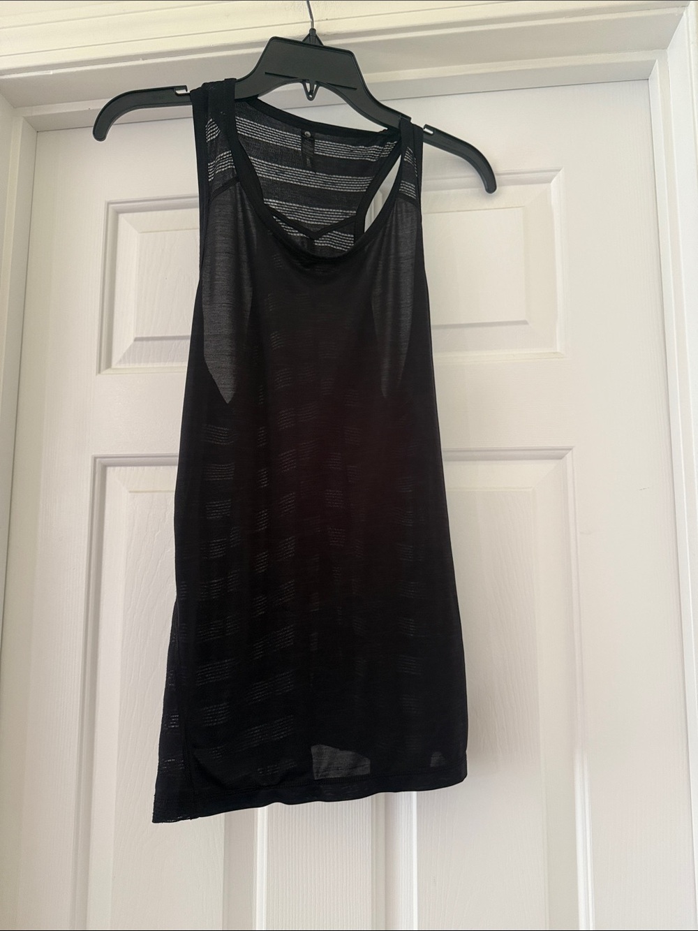 90 degree Black Women's Sheer Racerback Tank Top